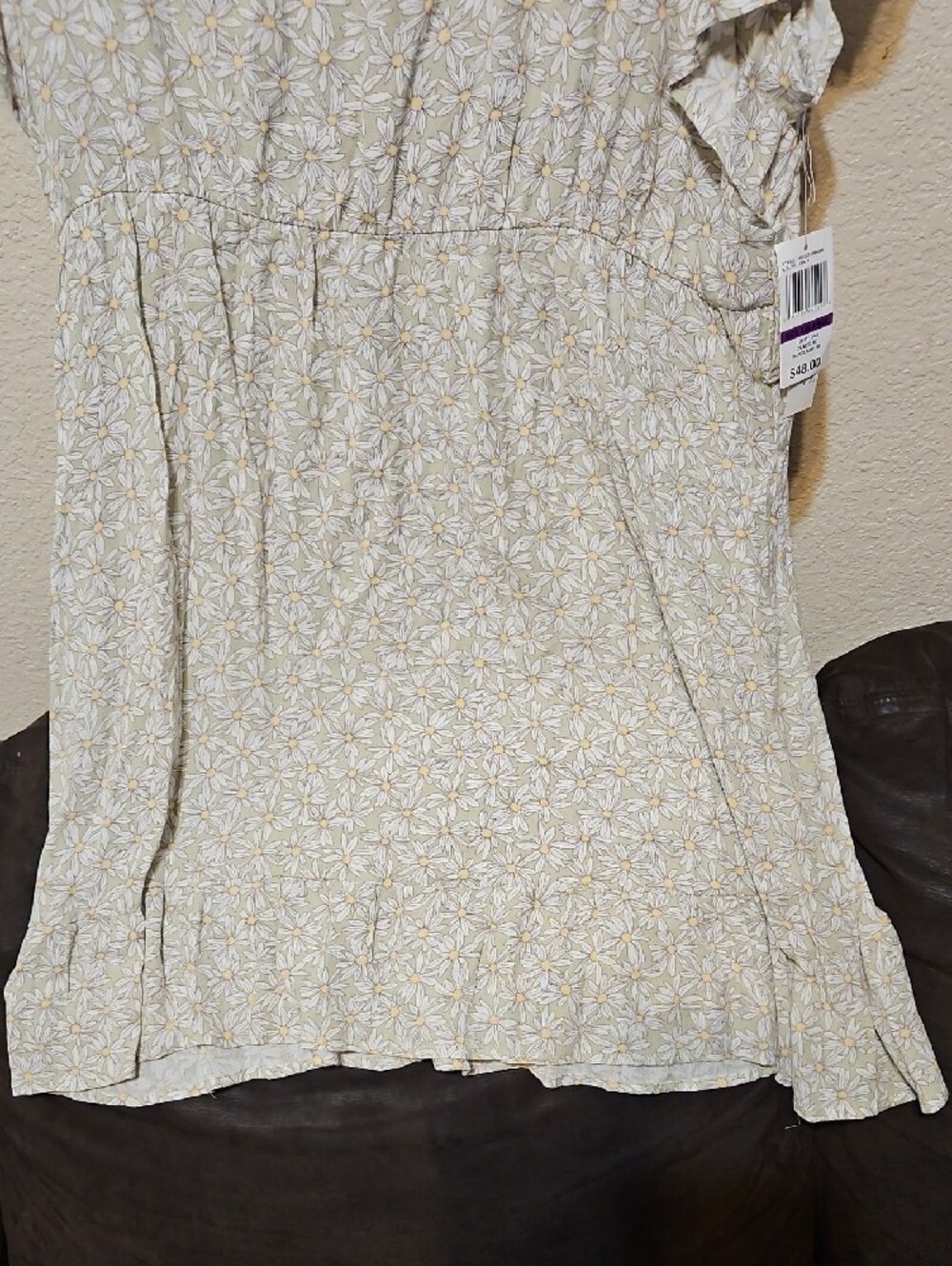 Wallflower Cream Floral Midi Dress with Floral Print - Picture 4 of 10